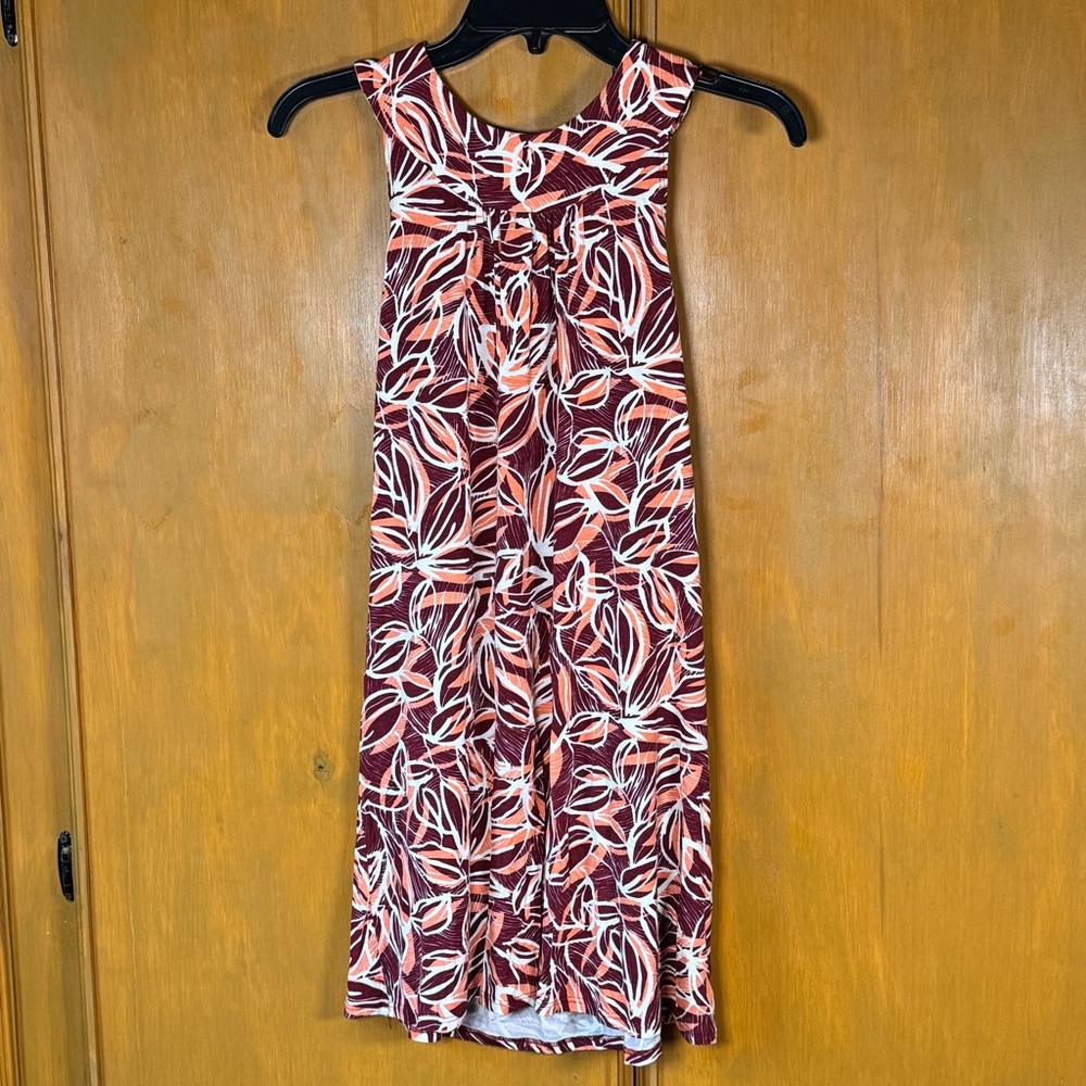 Eight Sixty Floral Tank Knee Length‎ Dress Spring Summer Feminine Preppy Small